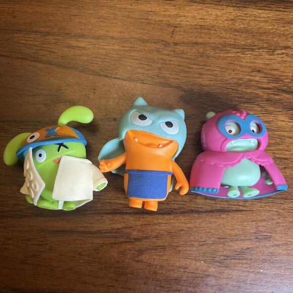 Hasbro Mini Ugly Dolls Lot of 3 & Accessories 2” Collectible Action Figures 2018 - Picture 4 of 8
